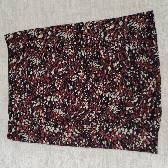 Free People Floral Print Ruched Bodycon Mini Skirt - Picture 6 of 9